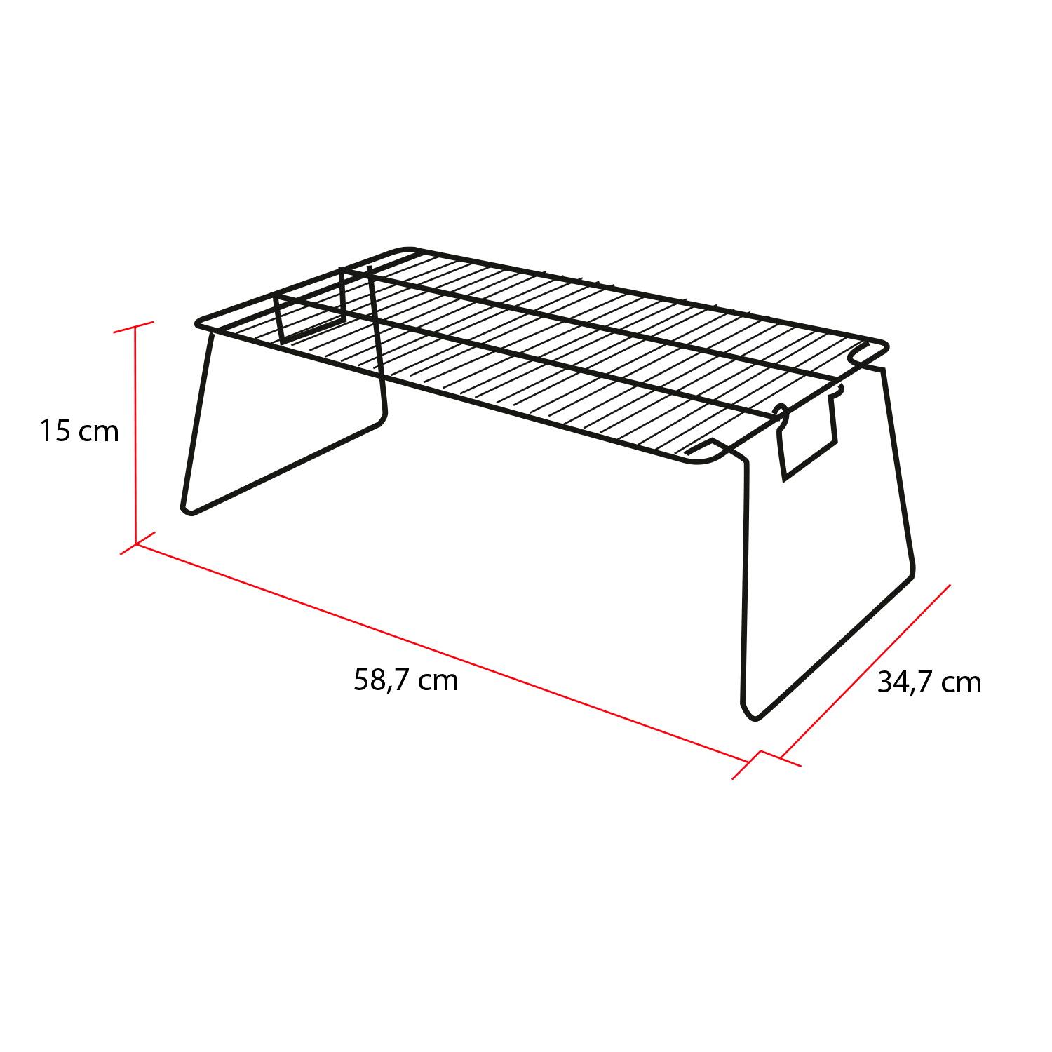 Camping plegable chica
